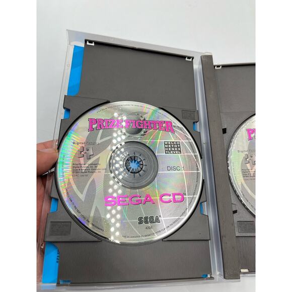Sega CD Prize Fighter Game Complete w/ Book & 2 Discs - Picture 5 of 8
